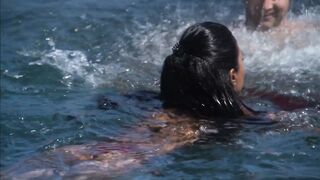 Latina gets banged outdoors in an interracial affair