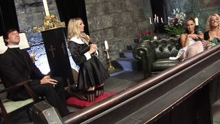 Jordan Kingsley, Tammie Lee, And Stacey Saran Are Horny Nuns