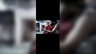Indian house wife lips kissing ass