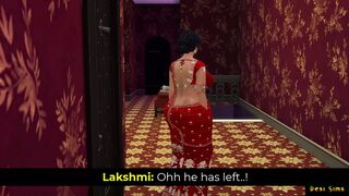 Aunty Lakshmi - Vol 1 Part 8 - Desi Busty Milf Got Blackmailed by a pervy Stranger - Wickedwhims