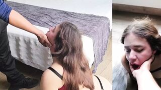 I Got Fucked so Hard Hard with Face Slapping and Oral Sex