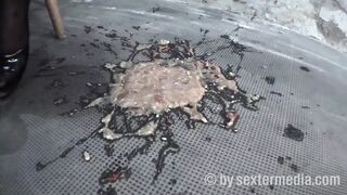 Hard fuck in the prison cellar