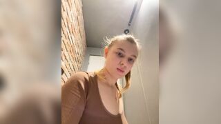 Fucking in the public shower. Public big dildo asshole fucking.