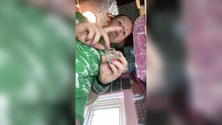 Finger fucking my virgin soul hole