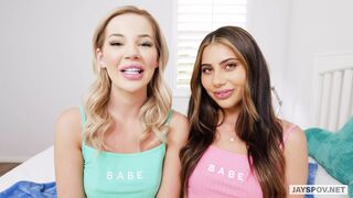 Incredible Threesome with Bella Rose and First Timer Selena Luxx