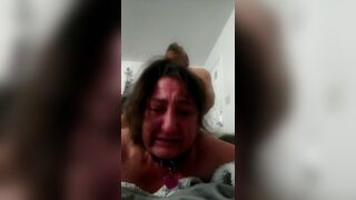 New Years Day gets ugly- very Rough BUTT fuck by BBC turns submissive slut BBW into BUTTer face
