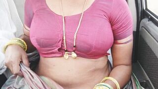 Indian Maid Car Sex with House Owner