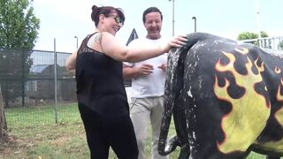 Great Fuck with the Cow Carolina