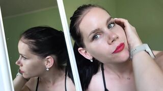 Sexy Giantess Anna Plays with a Tiny Man 4K