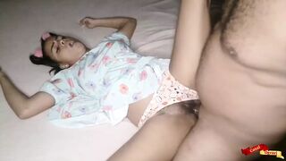 Petite Stepdaughter with Hairy Pussy and Hot Ass