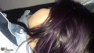 My Stepbrother Fucks My Pussy While We Watch a Movie - Porn in Spanish
