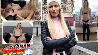 German Scout - Anorexic Skinny Teen Ketty Schade Seduce to Casting Fuck
