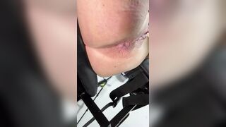 She Cums From a Toy on Her Clit & Then Gets Her Pussy Pumped in Gyno Chair.
