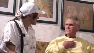 Dick pierced old man fucked nurse gilf