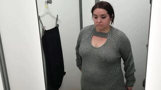 Sexy BBW in a Store's Dressing Room (Preview)