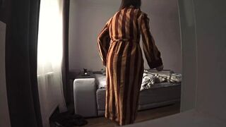 Cheating wife with a friend while her husband is at work. Real