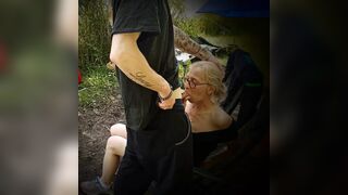 MILF Blowjob and Eating Pussy Outdoor