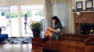 Jasmine and Angelica are teen lesbians eager to enjoy