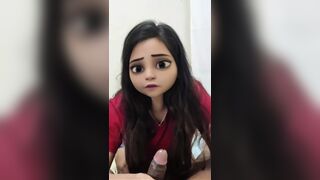 Fantasy Riya Toon Face Blowjob