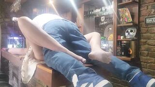 Finger Fucking the Barlady on My Holiday