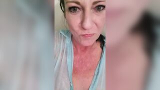 Wet Lonely and Horny MILF...shower Masturbation Time