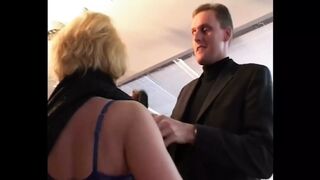 Horny blonde mature gets her pussy filled