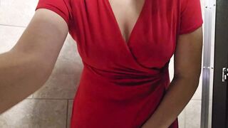 Workplace Temptation: Bathroom Tease and Orgasm!