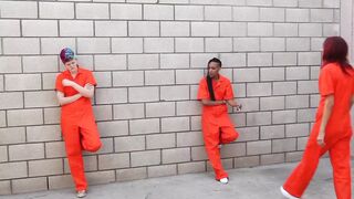 Prison girls in fight conflict get arresting for sex by lesbian guards