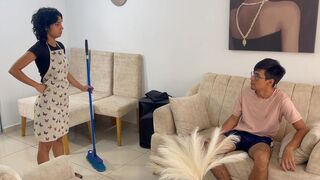 I Reduce the Stress on My Shy Stepsister with a Rich Fuck and I End up Cumming in Her Ass.