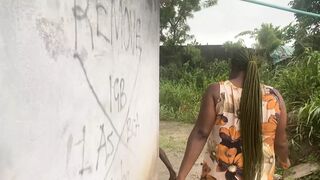 Fucked My Neighbor Wife Under the Step in an Uncompleted Building