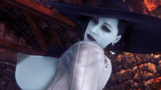 Lady Dimitrescu Reverse Cowgirl : Resident Evil Village Parody