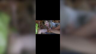 blowjob and sucking a big perky cock