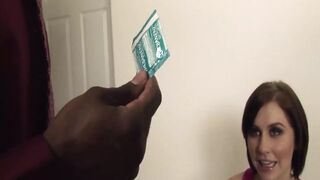 White Teen Gets Tight Pussy Screwed by Her Black Step Father on the Couch
