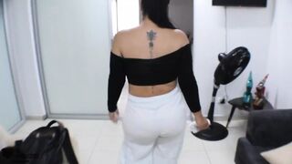 Stepson Leaves Cum All Over the House Before Fucking Stepmother - Porn in Spanish