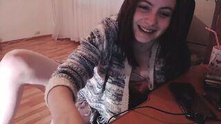 Super cum show while smoking
