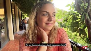 POV Blowjob by a Chubby French Babe