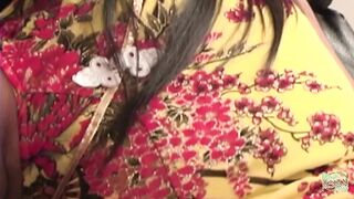 Flirting Leads to the Asian Meeow Sucking His Dick and Being Pounded with Pure Passion