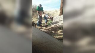 Fuck Me Under This Bridge – Real Amateur Couple Hiking Fantasy