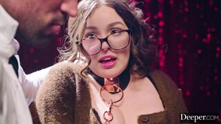 Deeper. Timid Leana is leashed and fucked hard by dom Maximo