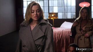 Deeper. Curvy sub Blake offers an eager Lindsay to her Dom