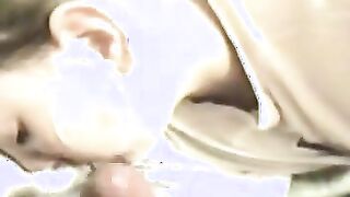 LOL, guy wakes ugly bitch up with a cumshot