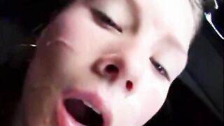 Blonde Teen Amateur POV Facial