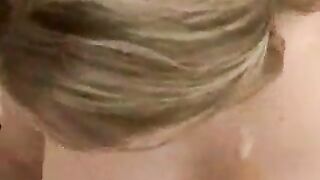 Hot Babe Gives Blowjob & Gets Mad When Facialed