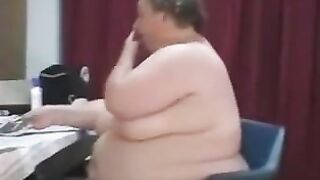 Huge Fatty Mama Lotions Up