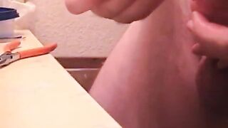 Guy Shoves Wasp Into His Penis