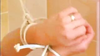 maniac attacks two lesbian sisters and enemas them