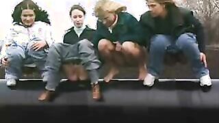 4 Pissing Chick Tubers