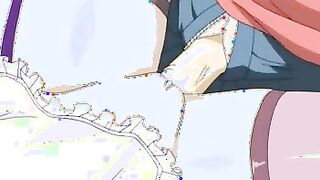 Hentai Cuties Wearing Underwear Screws Cock