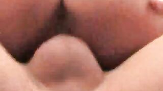 Pretty French Babe Screwed With Dick Over Couch