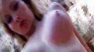 Horny Teen Enjoys Assfucking Outdoor